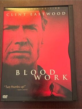 Warner Bros. Blood Work DVD - Red and Black Cover